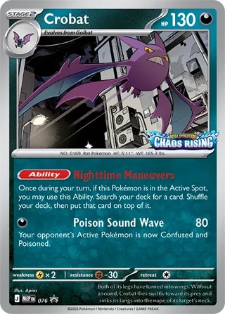 Crobat 76/70 from Mega Evolution Promos