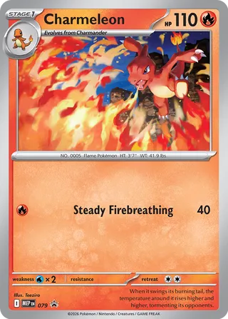 Charmeleon 79/70 from Mega Evolution Promos