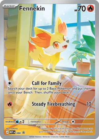 Fennekin 80/70 from Mega Evolution Promos