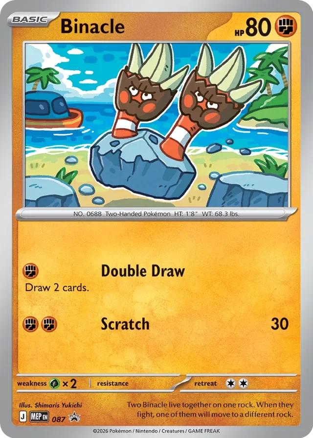 Binacle 87/112 from Mega Evolution Promos