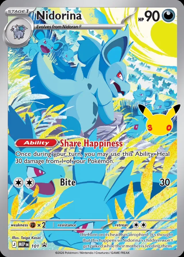 Nidorina 101/112 from Mega Evolution Promos