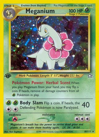 Meganium 10/111 from Neo Genesis