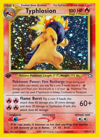 Typhlosion 17/111 from Neo Genesis