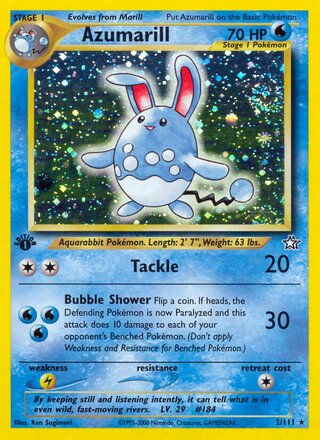 Azumarill 2/111 from Neo Genesis