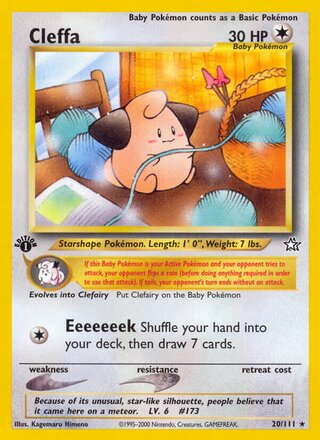 Cleffa 20/111 from Neo Genesis