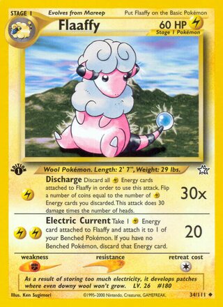 Flaaffy 34/111 from Neo Genesis