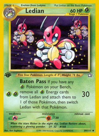 Ledian 39/111 from Neo Genesis