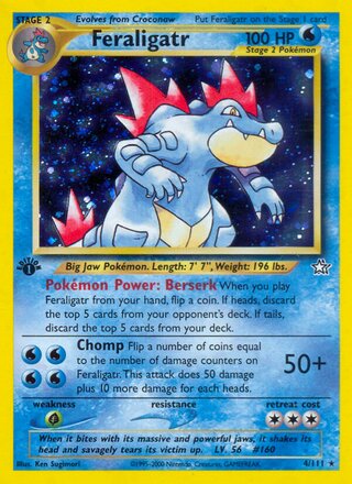 Feraligatr 4/111 from Neo Genesis