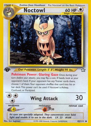 Noctowl 42/111 from Neo Genesis