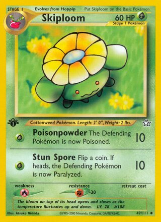 Skiploom 49/111 from Neo Genesis