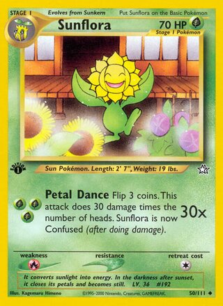 Sunflora 50/111 from Neo Genesis