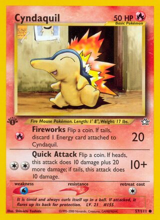 Cyndaquil 57/111 from Neo Genesis