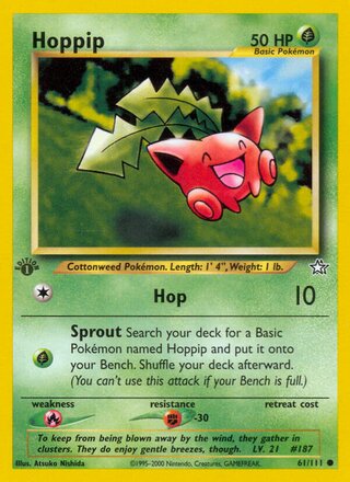 Hoppip 61/111 from Neo Genesis