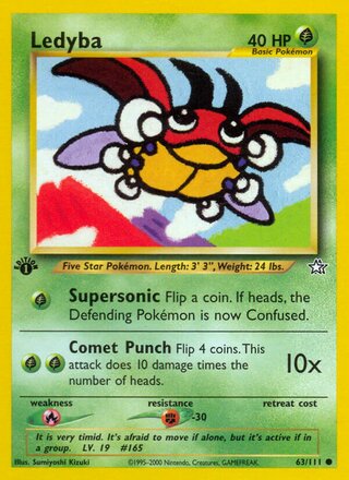 Ledyba 63/111 from Neo Genesis