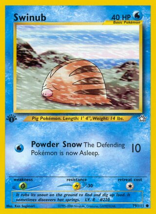 Swinub 79/111 from Neo Genesis