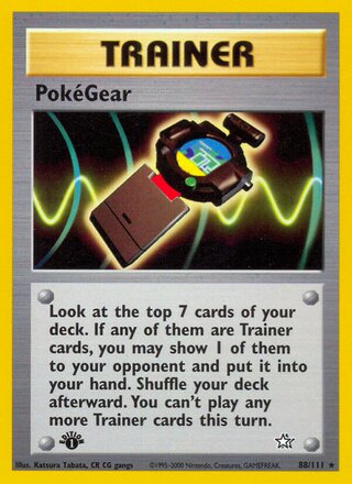 PokéGear 88/111 from Neo Genesis