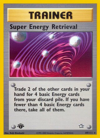 Super Energy Retrieval 89/111 from Neo Genesis