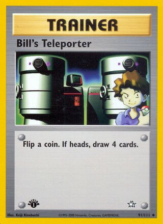 Bill's Teleporter 91/111 from Neo Genesis