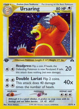 Ursaring 15/75 from Neo Discovery
