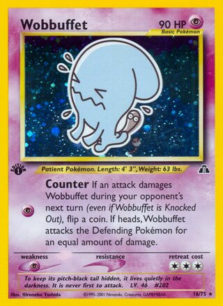 Wobbuffet 16/75 from Neo Discovery
