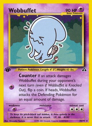 Wobbuffet 35/75 from Neo Discovery