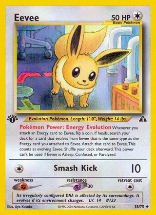 Eevee 38/75 from Neo Discovery