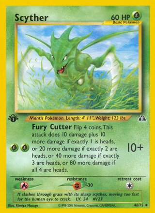 Scyther 46/75 from Neo Discovery