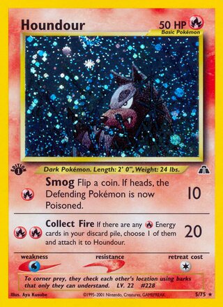 Houndour 5/75 from Neo Discovery