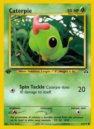 Caterpie 53/75 from Neo Discovery