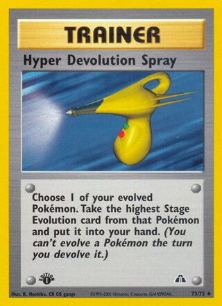 Hyper Devolution Spray 73/75 from Neo Discovery