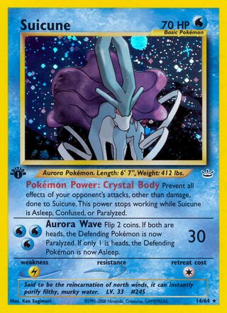 Suicune 14/66 from Neo Revelation