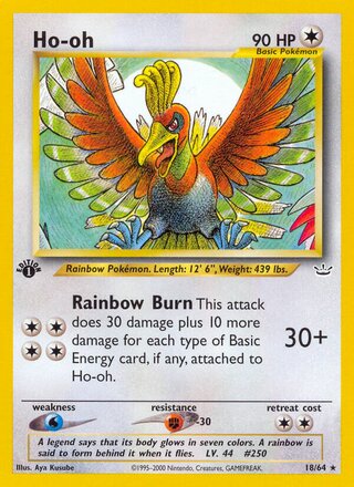 Ho-oh 18/66 from Neo Revelation