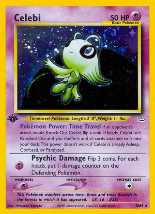 Celebi 3/66 from Neo Revelation