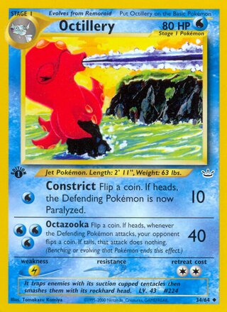 Octillery 34/66 from Neo Revelation
