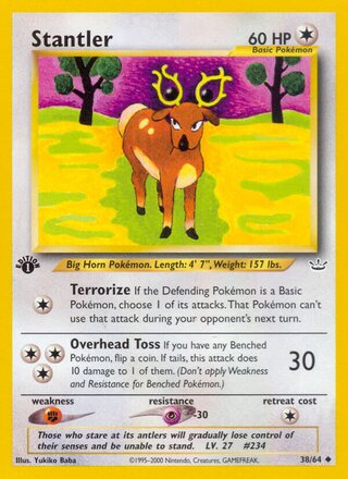 Stantler 38/66 from Neo Revelation