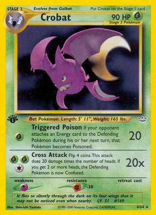 Crobat 4/66 from Neo Revelation
