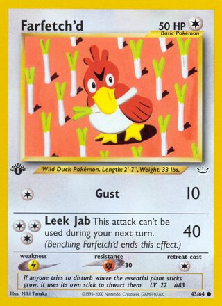 Farfetch'd 43/66 from Neo Revelation