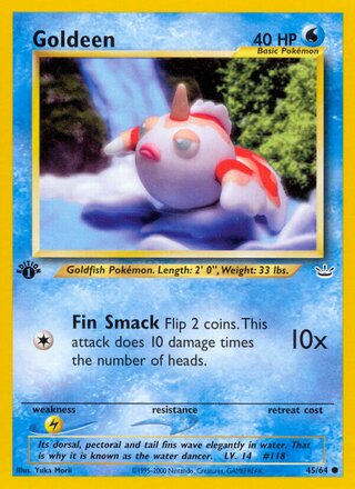 Goldeen 45/66 from Neo Revelation