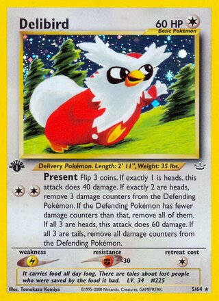 Delibird 5/66 from Neo Revelation