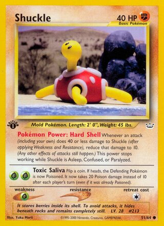 Shuckle 51/66 from Neo Revelation