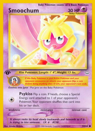 Smoochum 54/66 from Neo Revelation