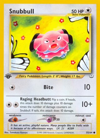 Snubbull 55/66 from Neo Revelation
