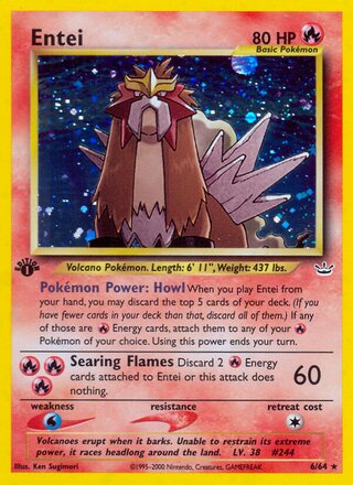 Entei 6/66 from Neo Revelation