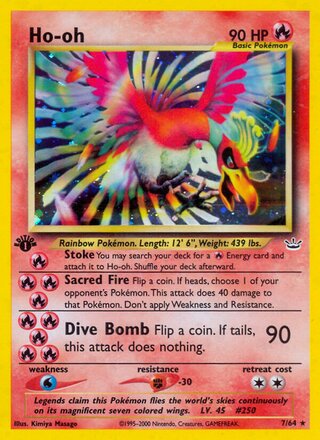 Ho-oh 7/66 from Neo Revelation