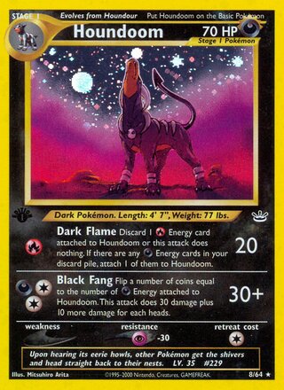 Houndoom 8/66 from Neo Revelation
