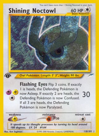 Shining Noctowl 110/113 from Neo Destiny