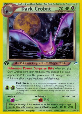 Dark Crobat 2/113 from Neo Destiny