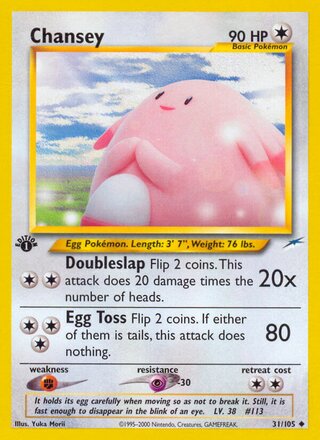 Chansey 31/113 from Neo Destiny