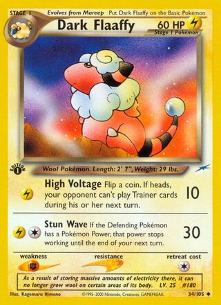 Dark Flaaffy 34/113 from Neo Destiny