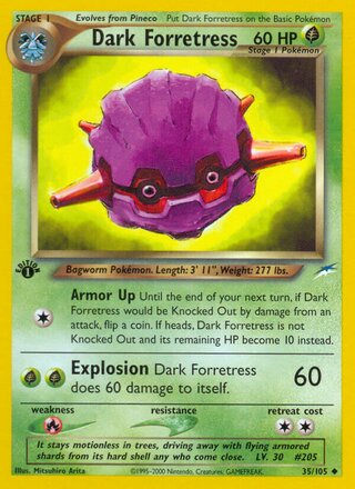Dark Forretress 35/113 from Neo Destiny